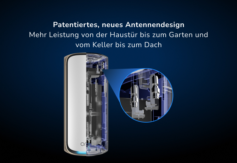 Orbi RBKE973S Patented, new antenna design