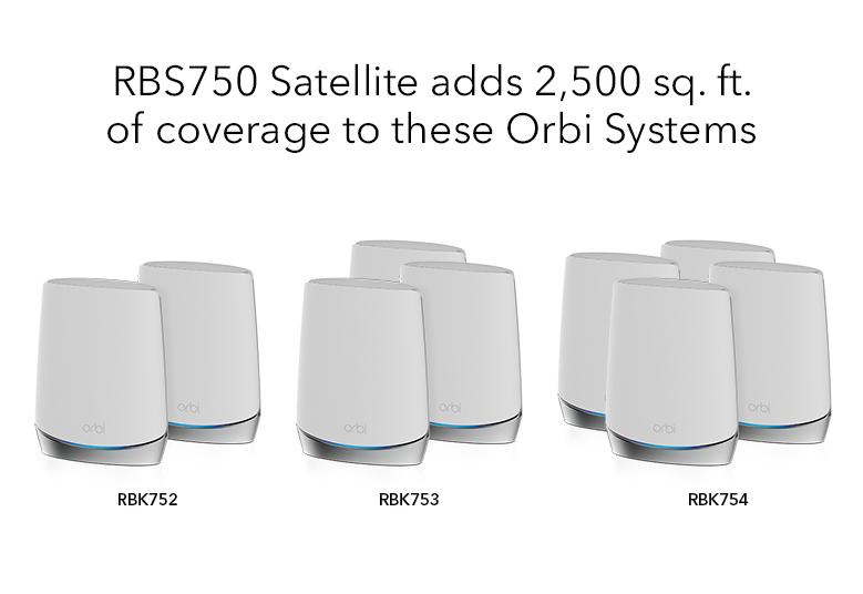 Orbi Tri-band WiFi 6 Add-on Satellite, 4.2Gbps
