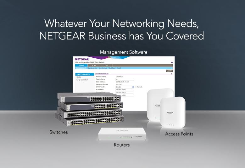 Whatever Your Networking Needs, NETGEAR Business has You Covered 