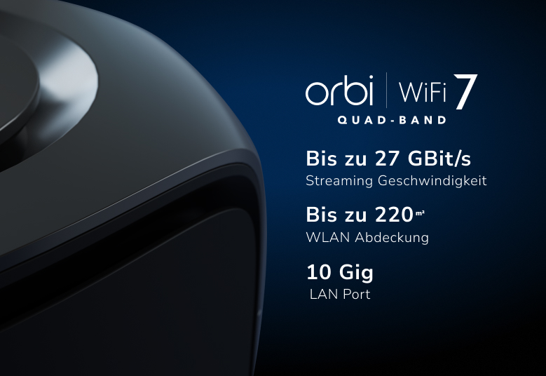 Orbi RBE970B Features 3300 sq ft WiFi Coverage, 27 Gbps Streaming Speed